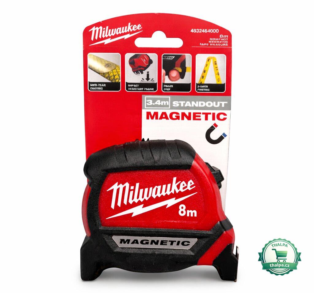 Milwaukee svinovací metr magnetic premium 8 m
